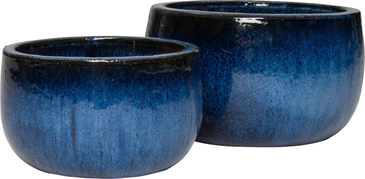 Intratuin Schaal Blauw D 36,5 H 22,5 Cm 2 Intratuin Schaal Blauw D 36,5 H 22,5 Cm - Afbeelding 2