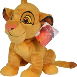 Disney Knuffel Simba Geel / Oranje 16 X 25 X 25 Cm