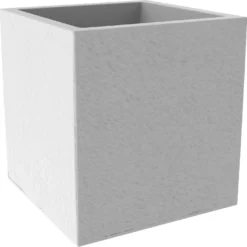 Elho Plantenbak Op Wielen Vivo Wit Ruw 39 X 39 X 41 Cm