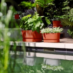 Elho Plantenbak Op Wielen Greenville Bruin 60 X 26 X 33 Cm -Boom Hart Verkoopwinkel 8711904356583 4