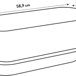 Elho Plantenbak Op Wielen Greenville Bruin 60 X 26 X 33 Cm -Boom Hart Verkoopwinkel 8711904356583 5