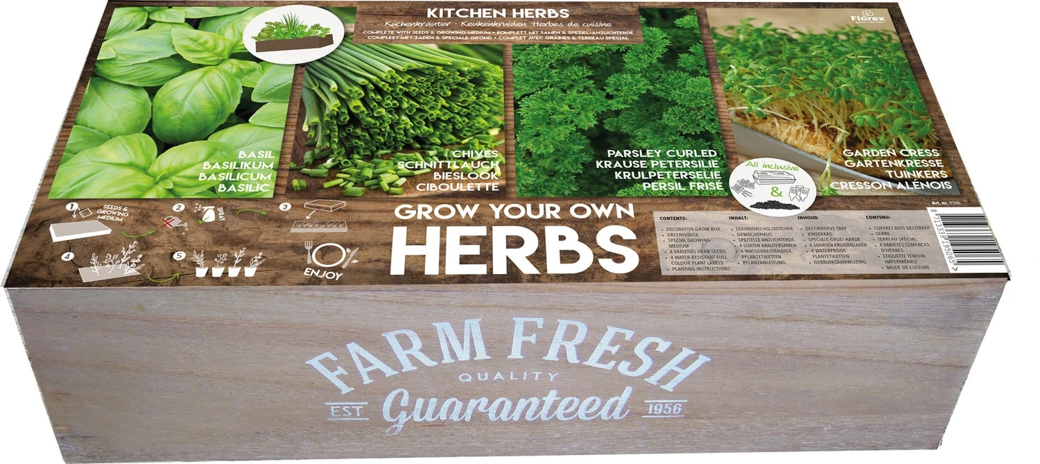 Florex Kruidenzaden Farm Fresh Kruidenbox 1 Florex Kruidenzaden Farm Fresh Kruidenbox
