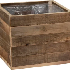 Mega Collections Plantenbak Raf Bruin 27 X 27 X 22 Cm