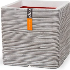 Capi Europe Plantenbak Nature-Rib Ivoor 30 X 30 X 30 Cm