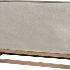 Intratuin Plantenbak Op Voet Bob Grijs 60 X 23 X 28 Cm