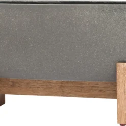 Intratuin Plantenbak Met Standaard Sabine Grijs 64 X 19 X 23 Cm