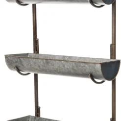 Intratuin Tuinwanddecoratie Plantenbak Zink 76 X 46 X 16 Cm