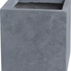 Intratuin Bloempot Kubus Lichtgrijs 34 X 34 X 30 Cm