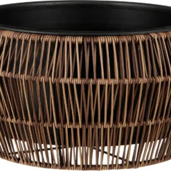 Mica Decorations Plantenschaal Peta Bruin D 37 H 19 Cm