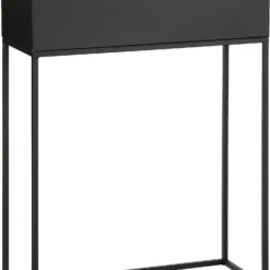 Mica Decorations Plantenbak Op Voet Gerry Zwart 58 X 24 X 78 Cm